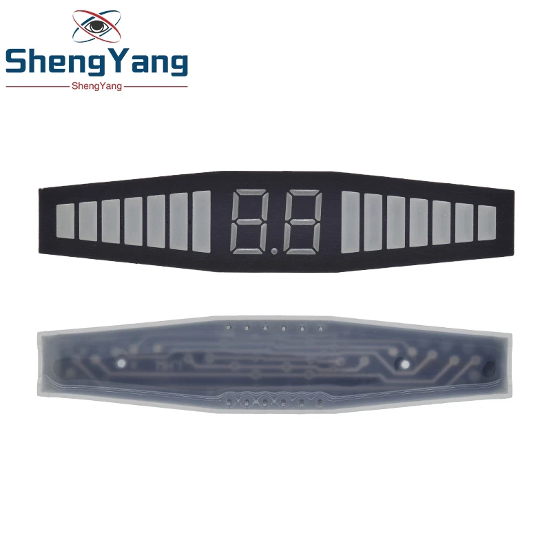 TZT Reversing Radar Display 0.36 Connected Digital Tube LED Seven Segments Gongyang Green/Yellow/Red Three Colors