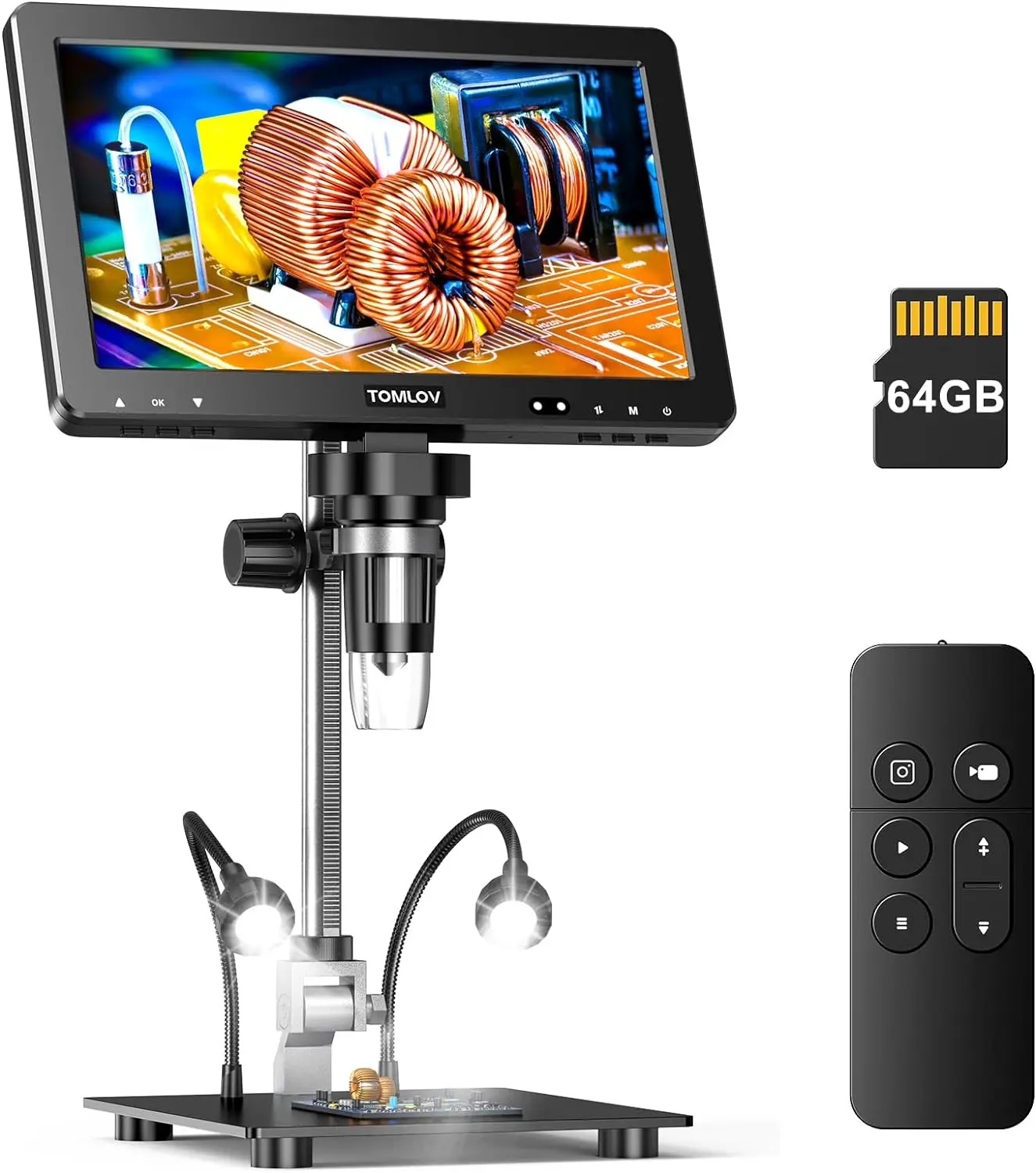 TOMLOV DM9 Max HDMI Digital Microscope 10.1