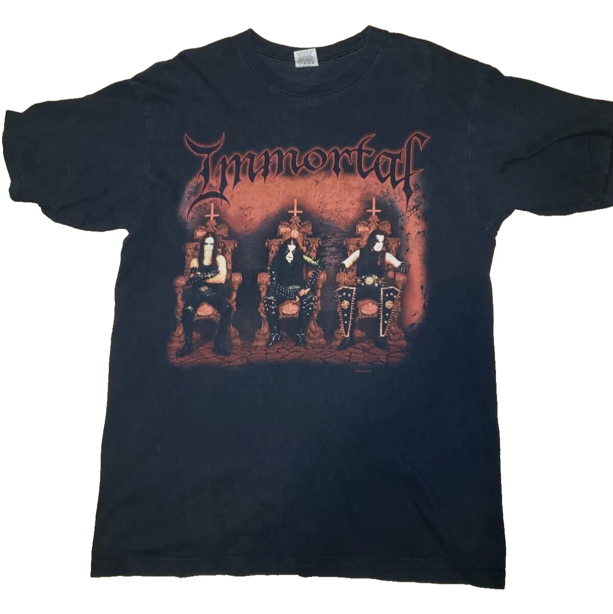 IMMORTAL Demons Of Metal 2003 T Shirt LARGE abbath darkthrone black long or short sleeves