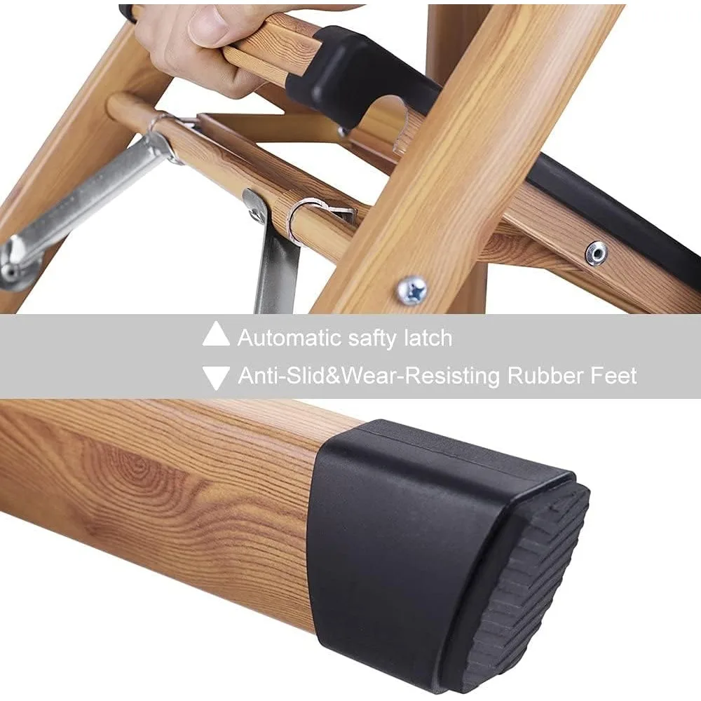 6-stufige Aluminiumleiter mit 22 Fuß Verlängerung, Stabilisatorstange, Rollen, Stützen 330 Pfund