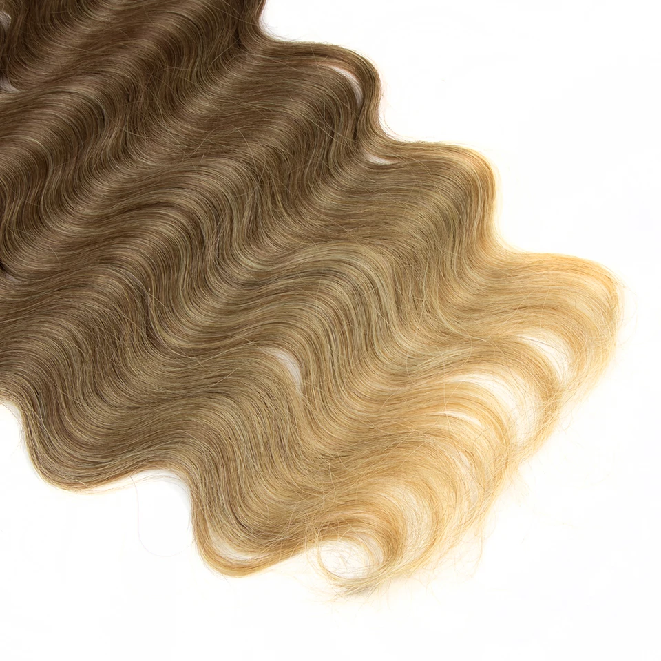 Bella Body Wave szydełkowe włosy 22 Cal miękkie długie włosy syntetyczne warkocze naturalne faliste Ombre brązowe blond przedłużanie wiązki