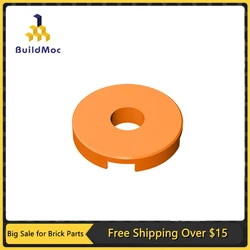 MOC Compatible Assembles Particles 115535 Tile Round 2 x 2 with Hole Building Blocks Parts DIY Educational Tech Parts Toys