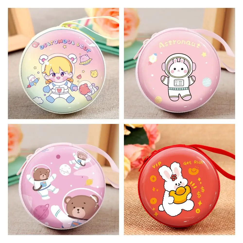 Cartoon Wallet Students Kids Gift Headset Bag USB Cable Organizer Earphone Storage Bag Coin Purse Headphone Case Earbuds Box