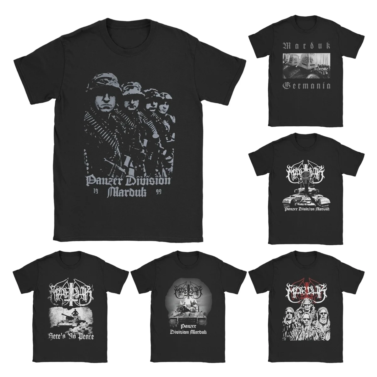 

Marduk Metal Band Graphic Printed T Shirt for Men Women Cotton Tee Shirt Clothes