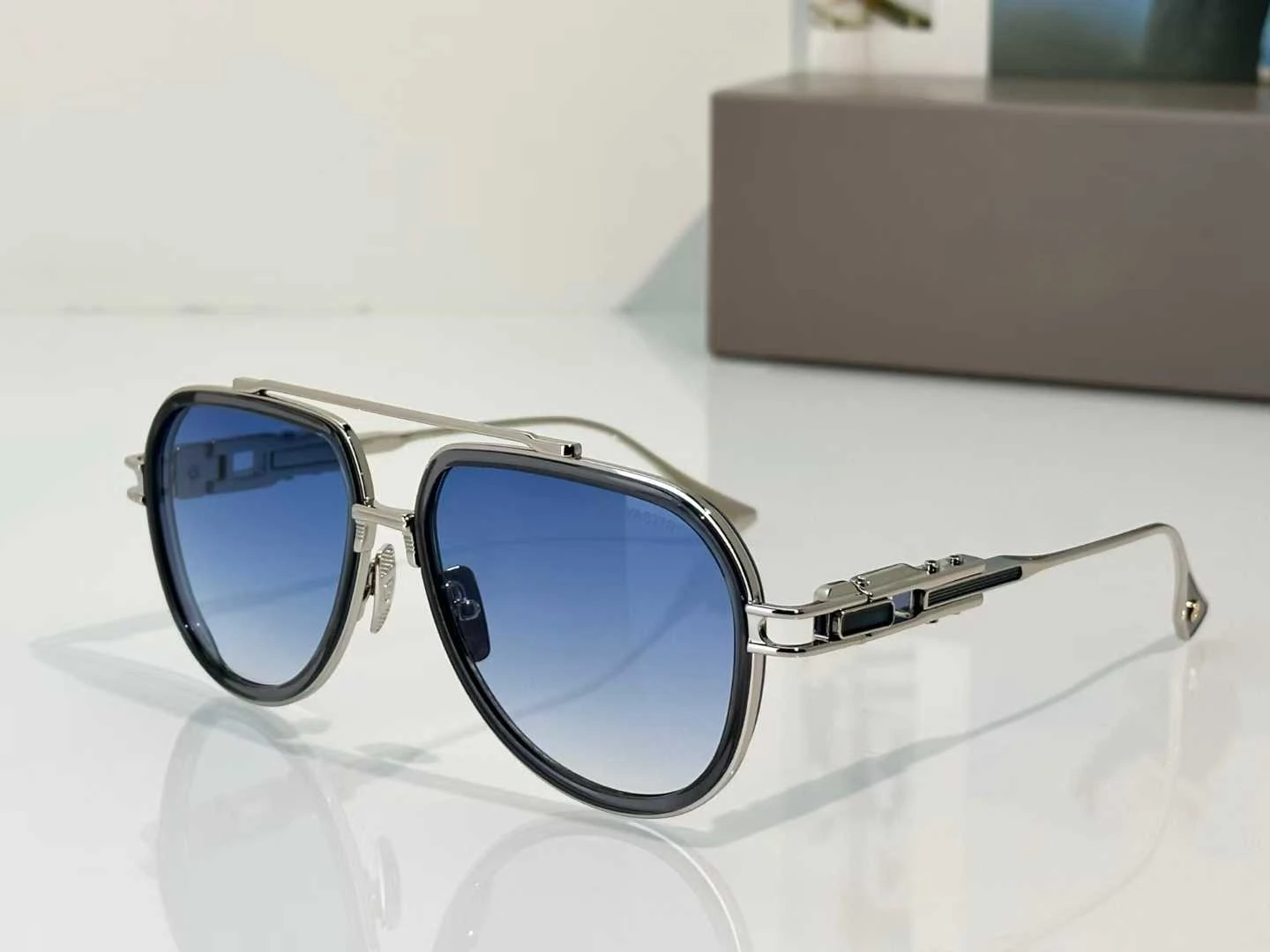 

Luxury Fashion Trend Vintage Sunglasses VASTIR Titanium Acetate Oversize Retro Oval Pilot Goggle Design Unisex 3A+ Top Quality