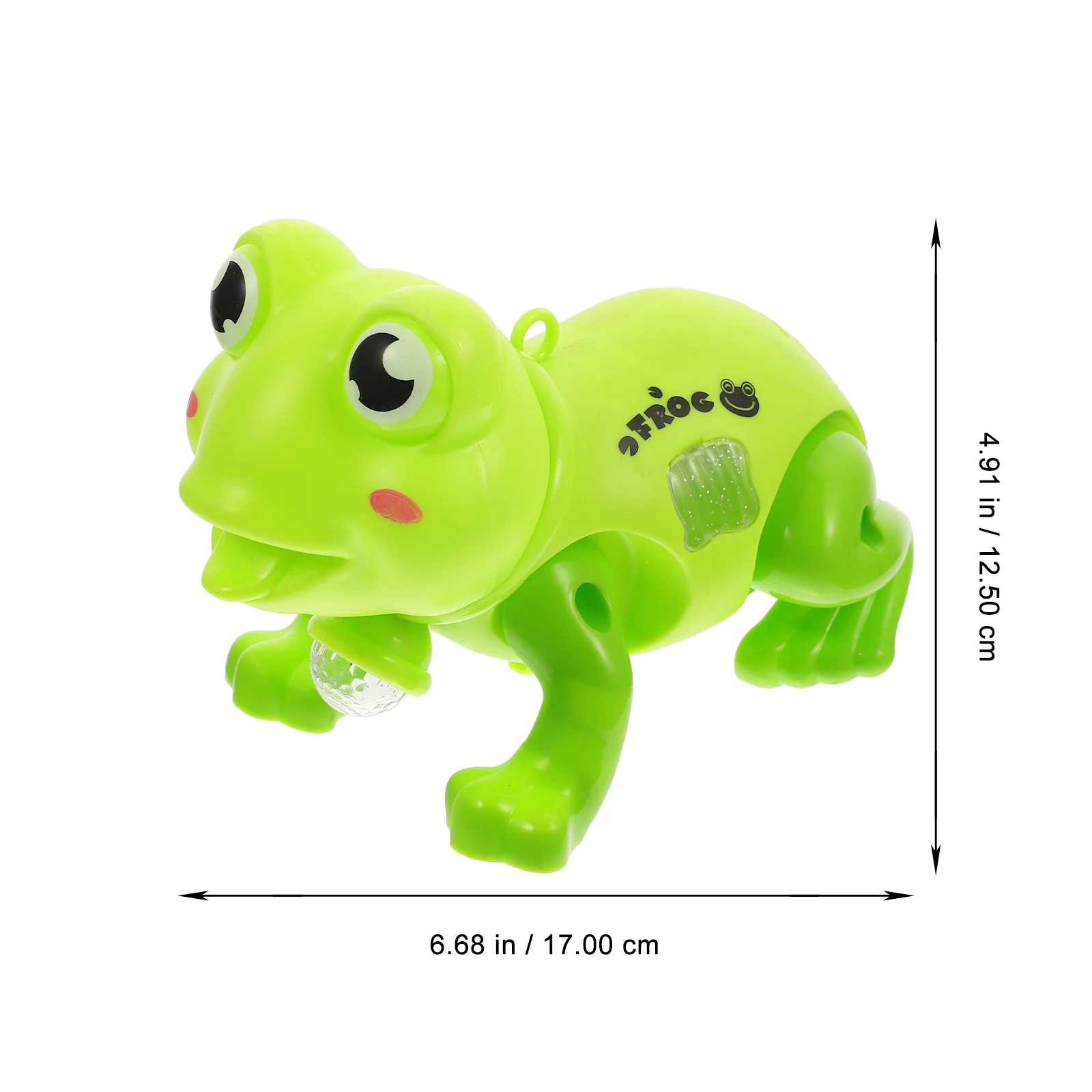 ضفادع القفز المضيئة، موسيقى بلاستيكية قابلة لإعادة الاستخدام، ألعاب تعليمية على شكل حيوانات للأطفال، فكرة هدية للتفاعل بين الوالدين والطفل #2