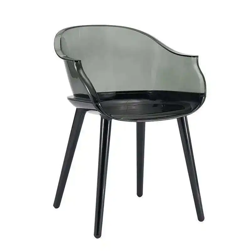 الاكريليك صالون الطعام كراسي المنزل مسند الظهر الشمال كراسي تناول الطعام الحديثة بسيطة الغرور Sedie Sala Da Pranzo أثاث المنزل QF50DC #5