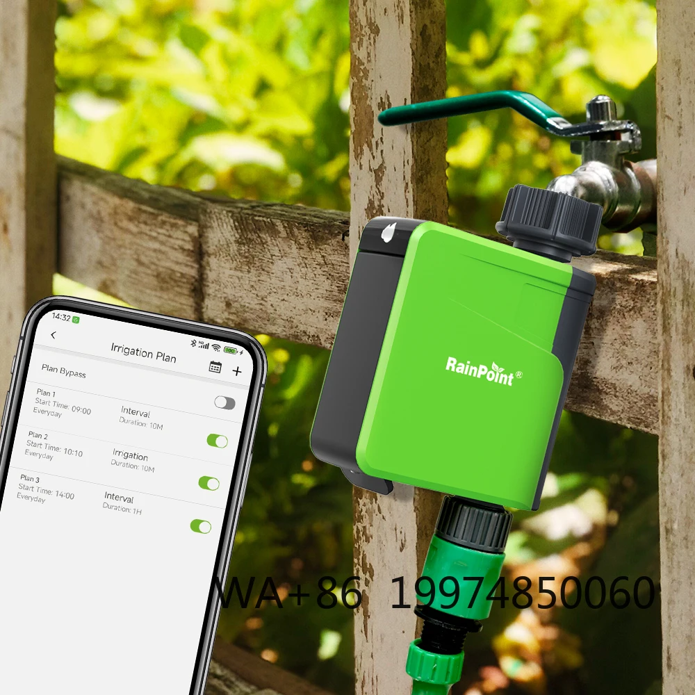 

Rainpoint Bluetooth Timer Smart Phone Control Garden Automatic Sprinkler Water Hose Timer