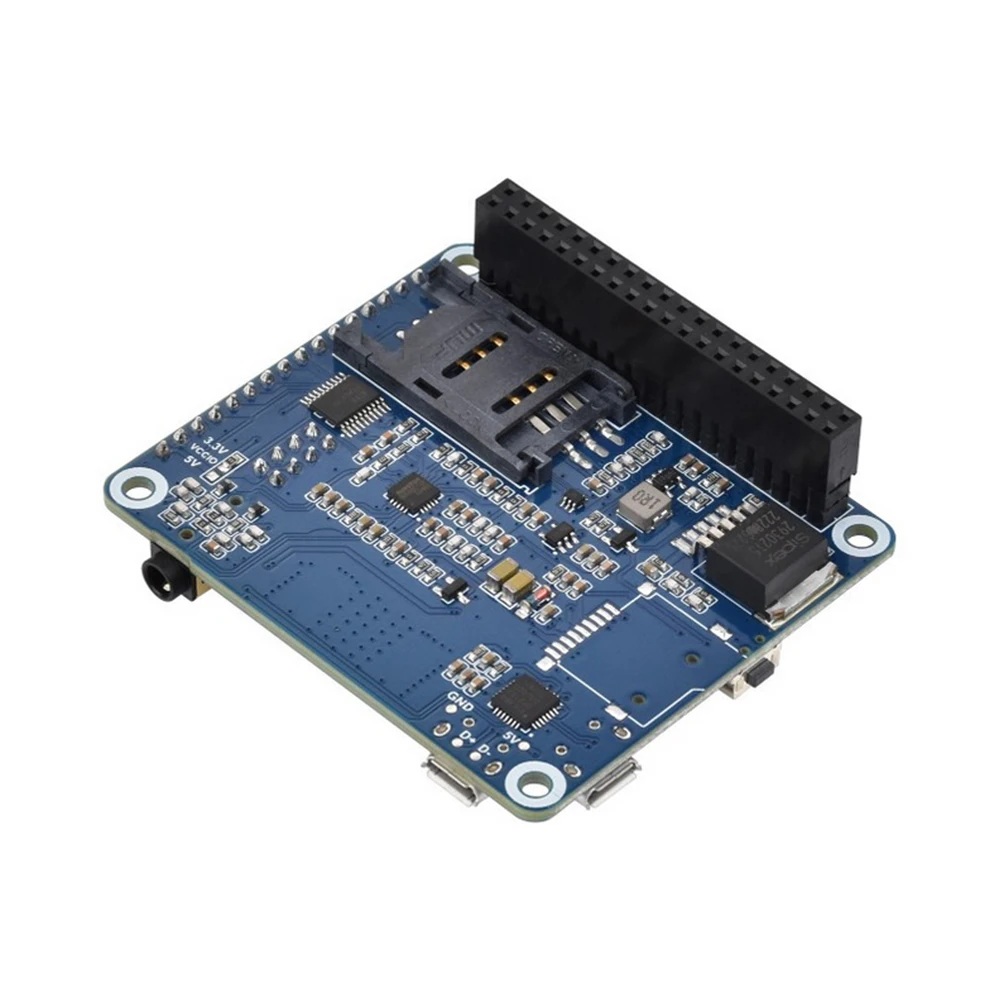 SIM7600NA-H 4G قبعة لـ Raspberry Pi LTE Cat-4 4G دعم GNSS لتحديد المواقع لأمريكا الشمالية Raspberry Pi دعم مكالمة هاتفية SMS