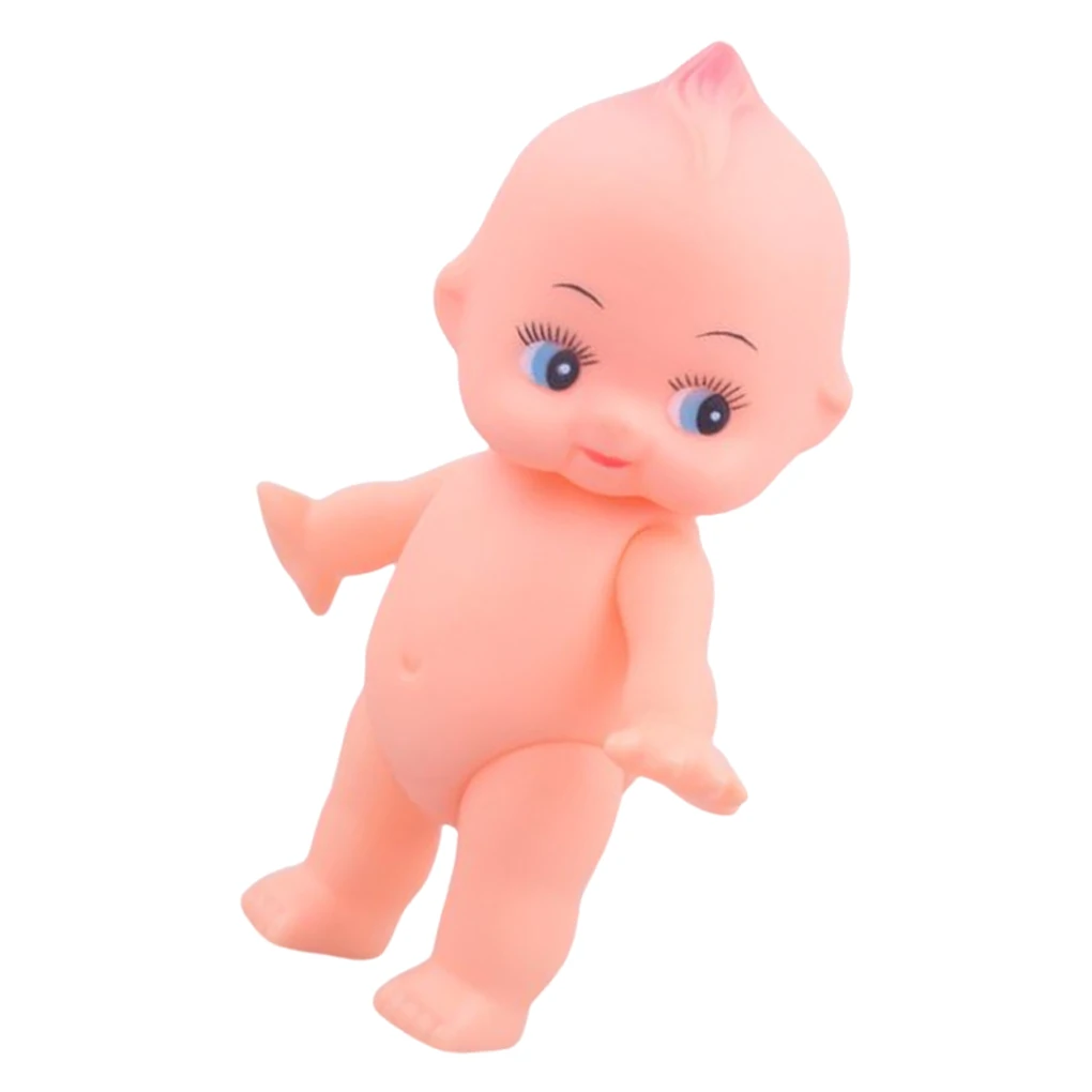 Silicone Doll Simple Design with Blue Eyes Fake Newborn Lovely Simulation Infant Child Play House Educational Toy