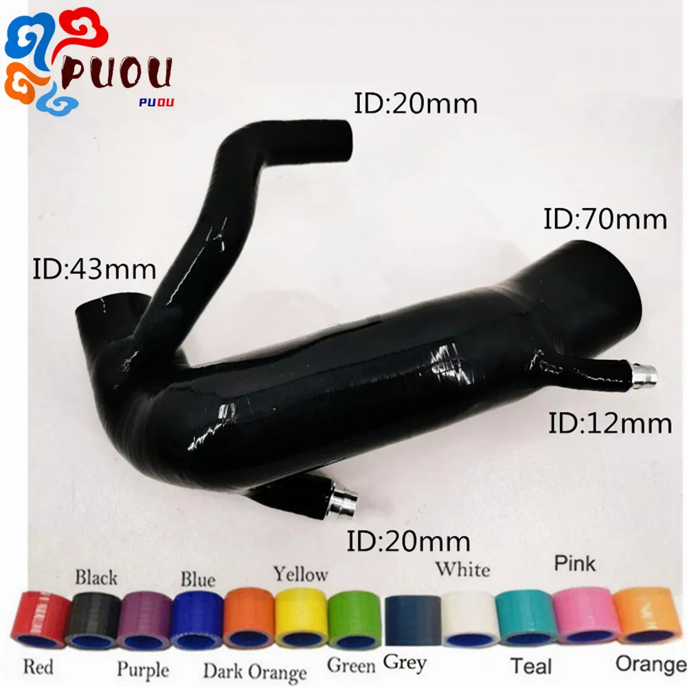 

Fit For PEUGEOT 308 3008 207 5008 GTI 270CV (T9) Silicone Pipe Air Induction Inlet Hose Kit 4-PLY