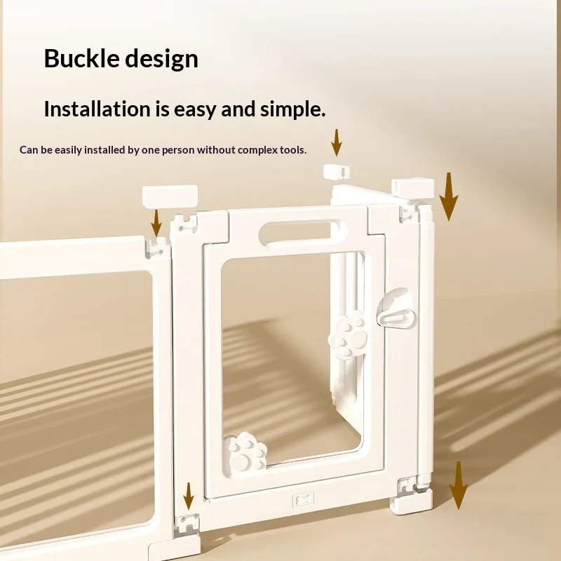 Corral para perros pequeños interior: barrera plegable portátil - imagen 5