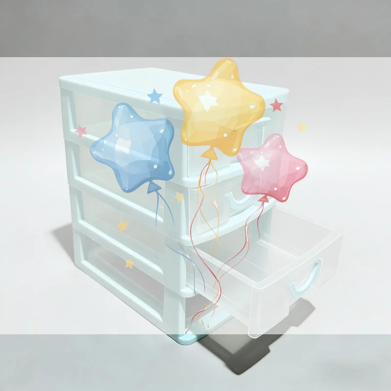 1 Set Transparent Earring Organizer Box 4-Layer Drawer-Style Jewelry Storage Box Rhinestone Storage Case For Home Use