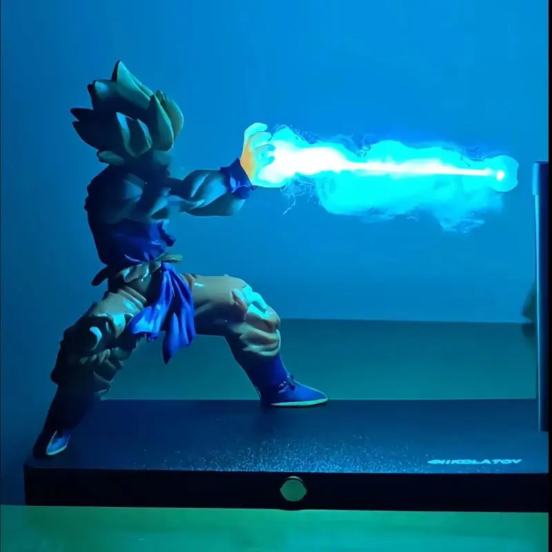 

Ikun Dragon Ball Son Goku ночник аниме Touch Kamehameha магнитное креативное украшение стола крутая модель куклы подарки для мальчиков