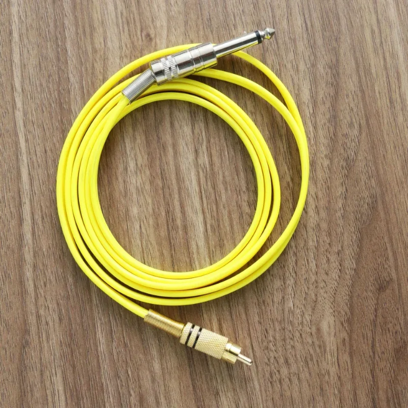 

Tattoo Machine Power Supply Accessory Right Angle Tattoo Clip Cord RCA Cable Line Connector Tattoo Supplies