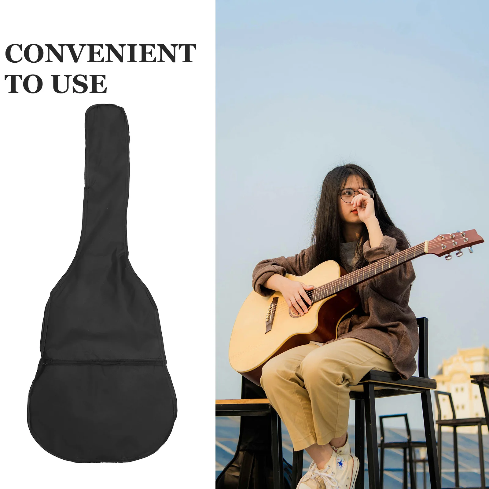 Guitar Cover Bag Acoustic Musical Instrument Carry Electric Eleguitar Instruments