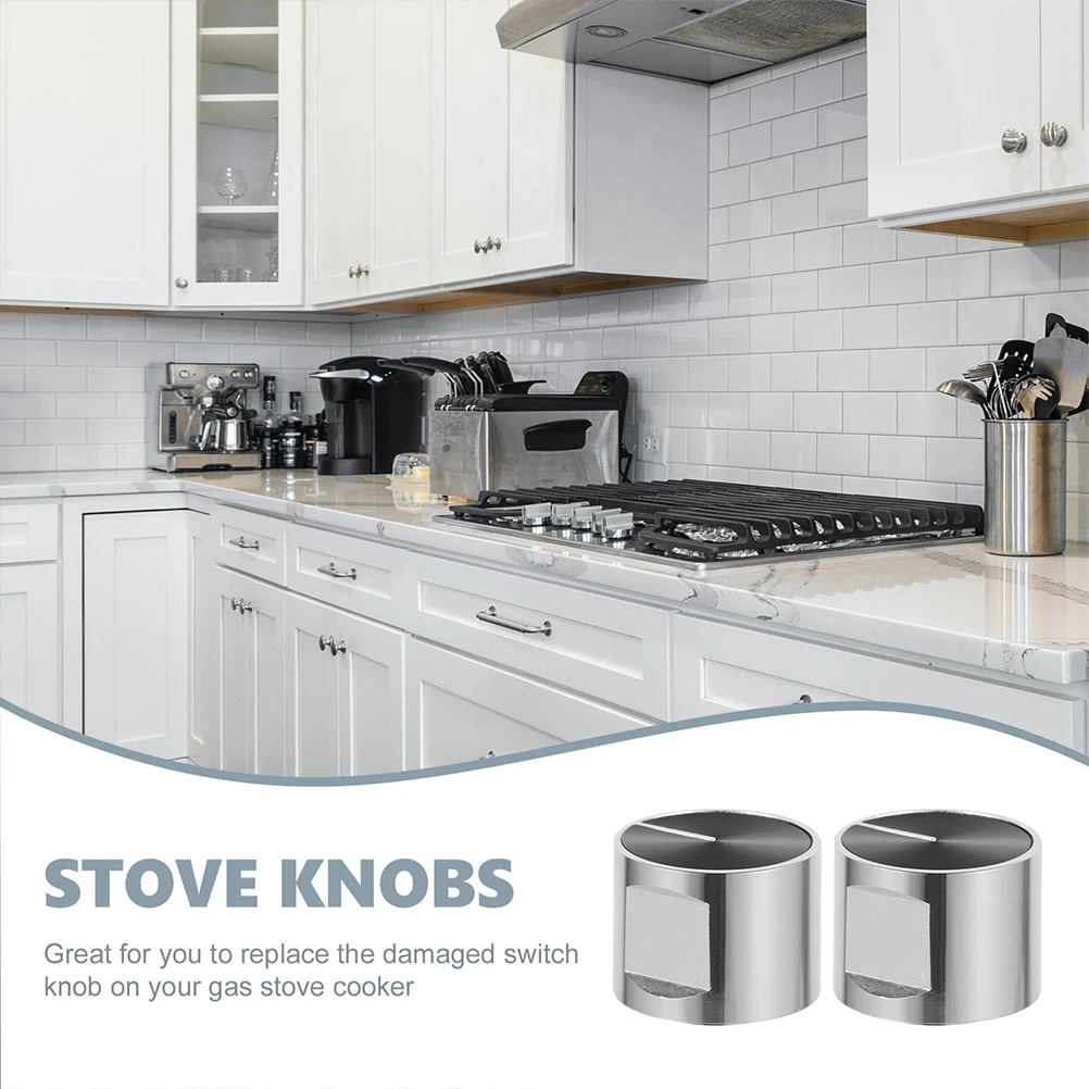 

Universal Zinc Alloy Gas Knobs Replacement Kitchen Essentials Lightweight Longtime Use Reusable Stove Cooker
