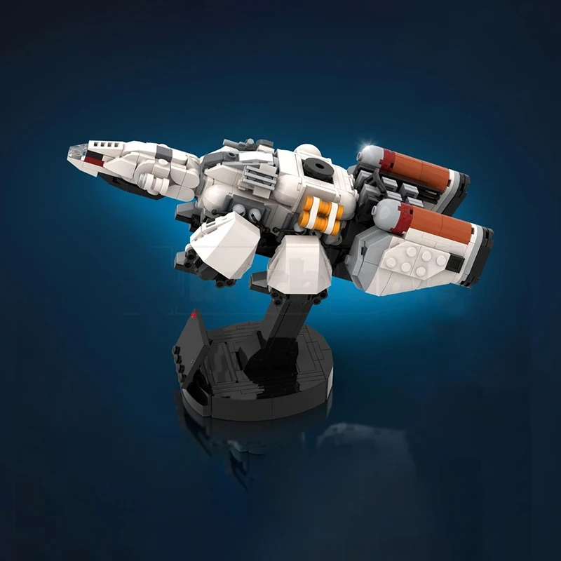 

672PCS MOC space battleship spaceship model DIY assembly building block toys children's birthday gift