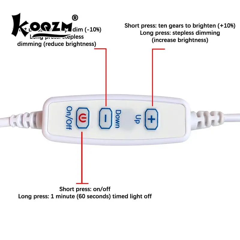 DC 5V Dimmable LED Chips 5730 SMD LED Lamp DIY Light Adjustable LED Bulb USB Dimmer Indoor And Outdoor Learning Working