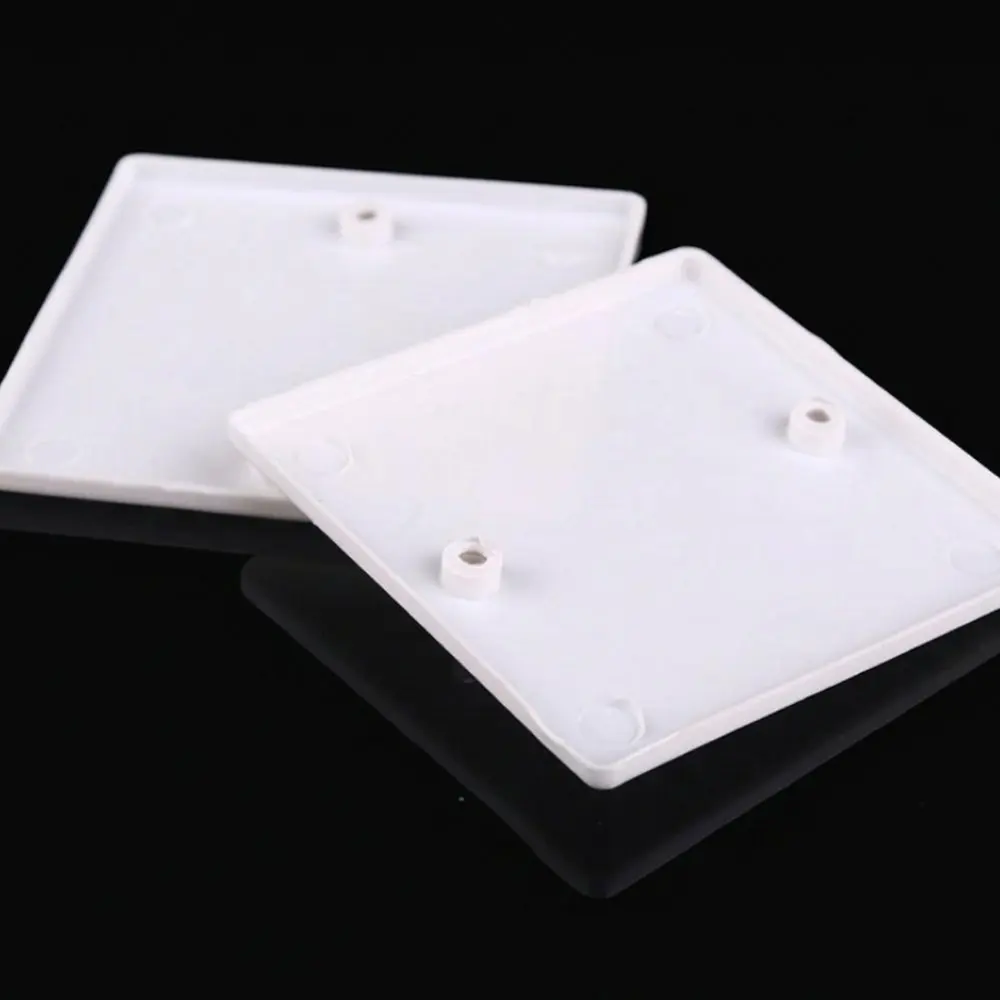 Concealed Junction Box Cover 86 Size White Blanking Plate Electrical Wire Protection Shield Home Improvement Fitting