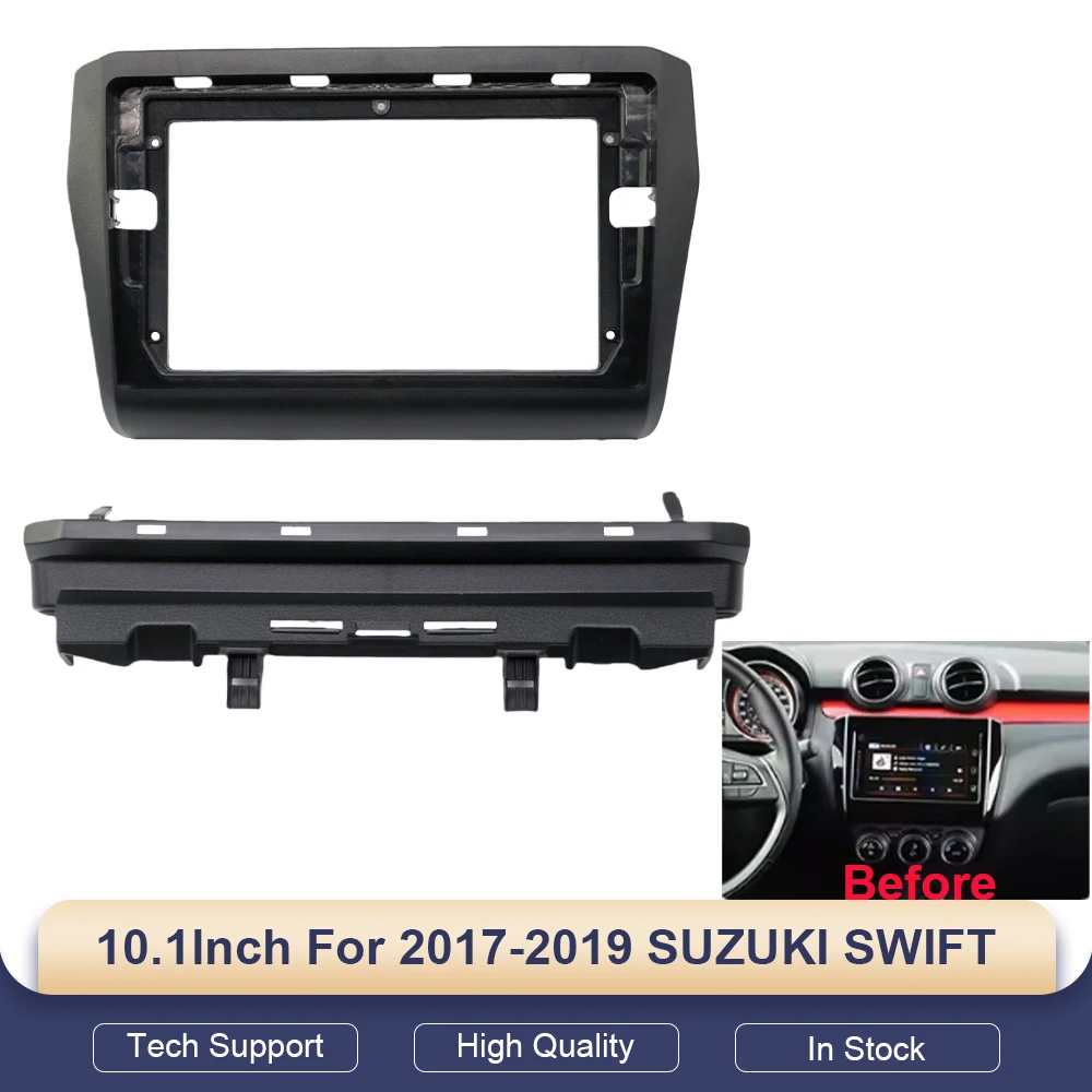 

Двухдиновый 9-дюймовый автомобильный радиоприемник с DVD, GPS, MP5, пластиковая панель-рамка для установки в SUZUKI SWIFT 2017-2019 годов