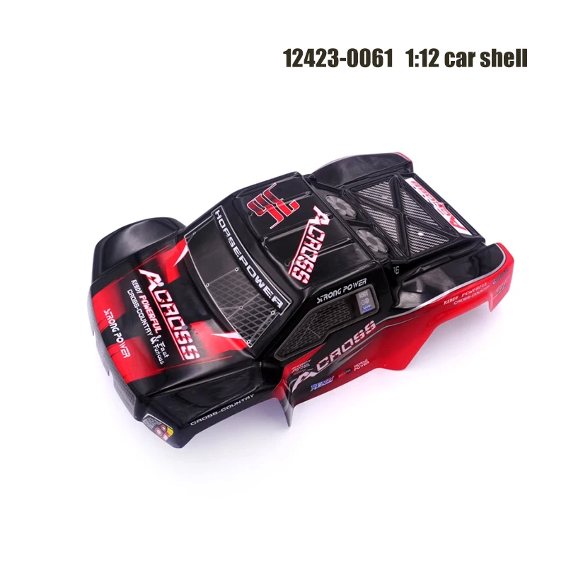 Peças sobresselentes do carro do WLtoys-12423 RC, 12423-0061 Shell do carro, original