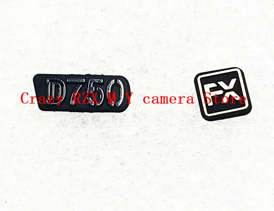 NEW For Nikon D750 LOGO Lable Front Left Side FX Base Name Plate Nameplate Camera Replacement Spare Part