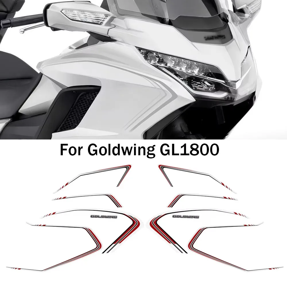 For HONDA Goldwing GL1800 GL 1800 2018 2019 2020  Motorcycle Tank Pad Protector Luggage Trunk Stickers Decal Kit cases