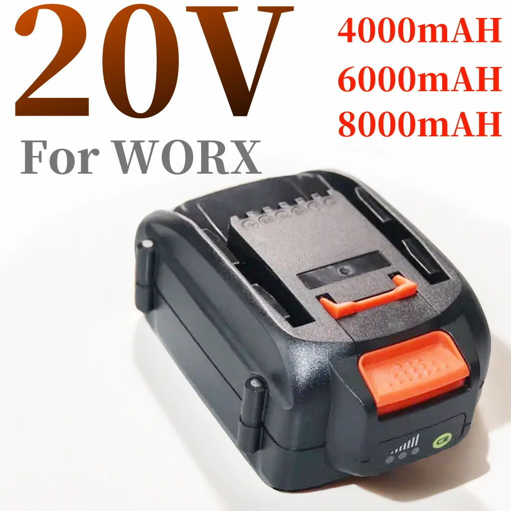 

Suitable for WORX 20V lithium-ion large capacity brand new battery, suitable for cordless electric tool batteries