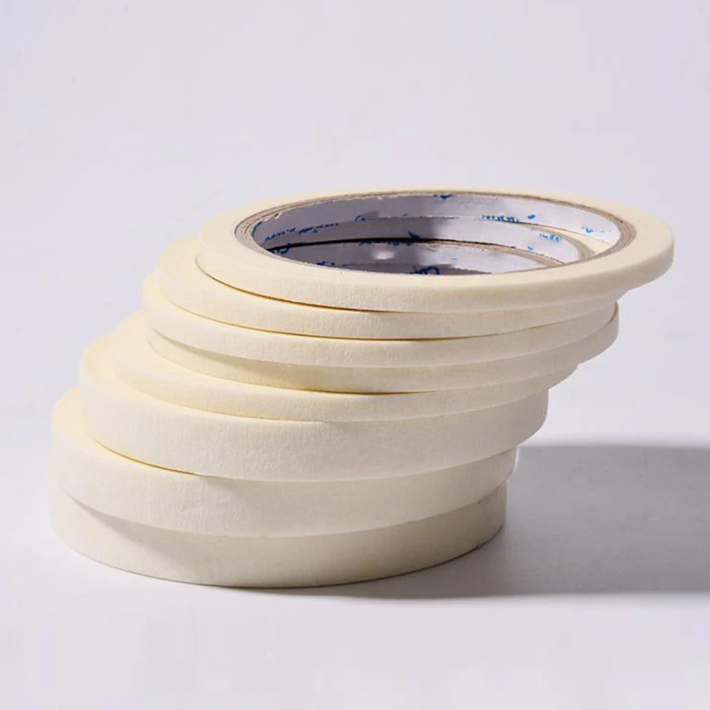 

18rolls Manicure Masking Tape Nail Polish Separation Decorative Adhesive Tape Home Salon Use Portable Color Separation Mark