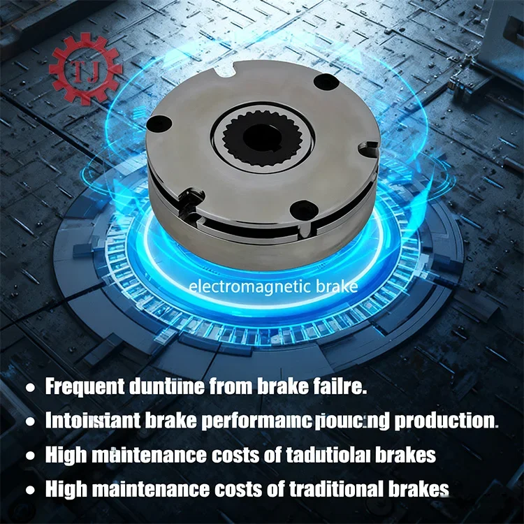 TLF New 12V & 24V Electric Magnetic Brake Retarder Rotor Power off Transmission Parts Brake Electromagnetic Brake