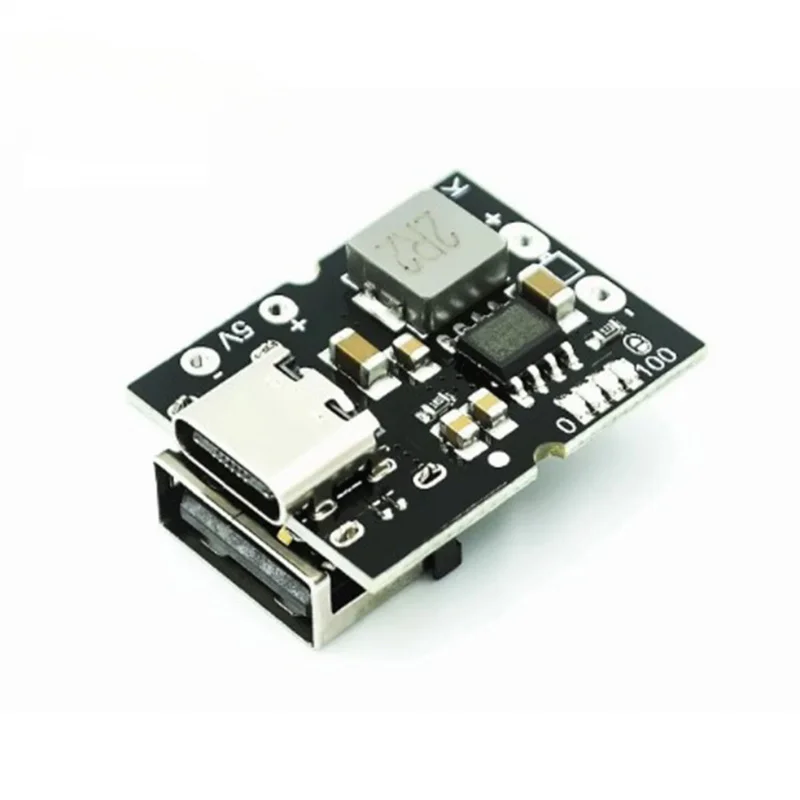 Módulo integrado de carga e descarga 5V2AC, bateria de lítio de alta precisão, tipo entrada compatível 4,2V