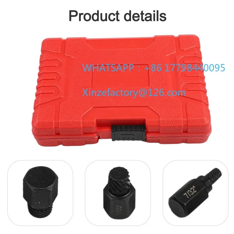 

Настраиваемый универсальный комплект для извлечения винтов, автомобильные инструменты, 215*155 мм, 8,46*6,10 дюйма, съемник болтов, 25 шт., экстрактор для винтов, профессиональный U