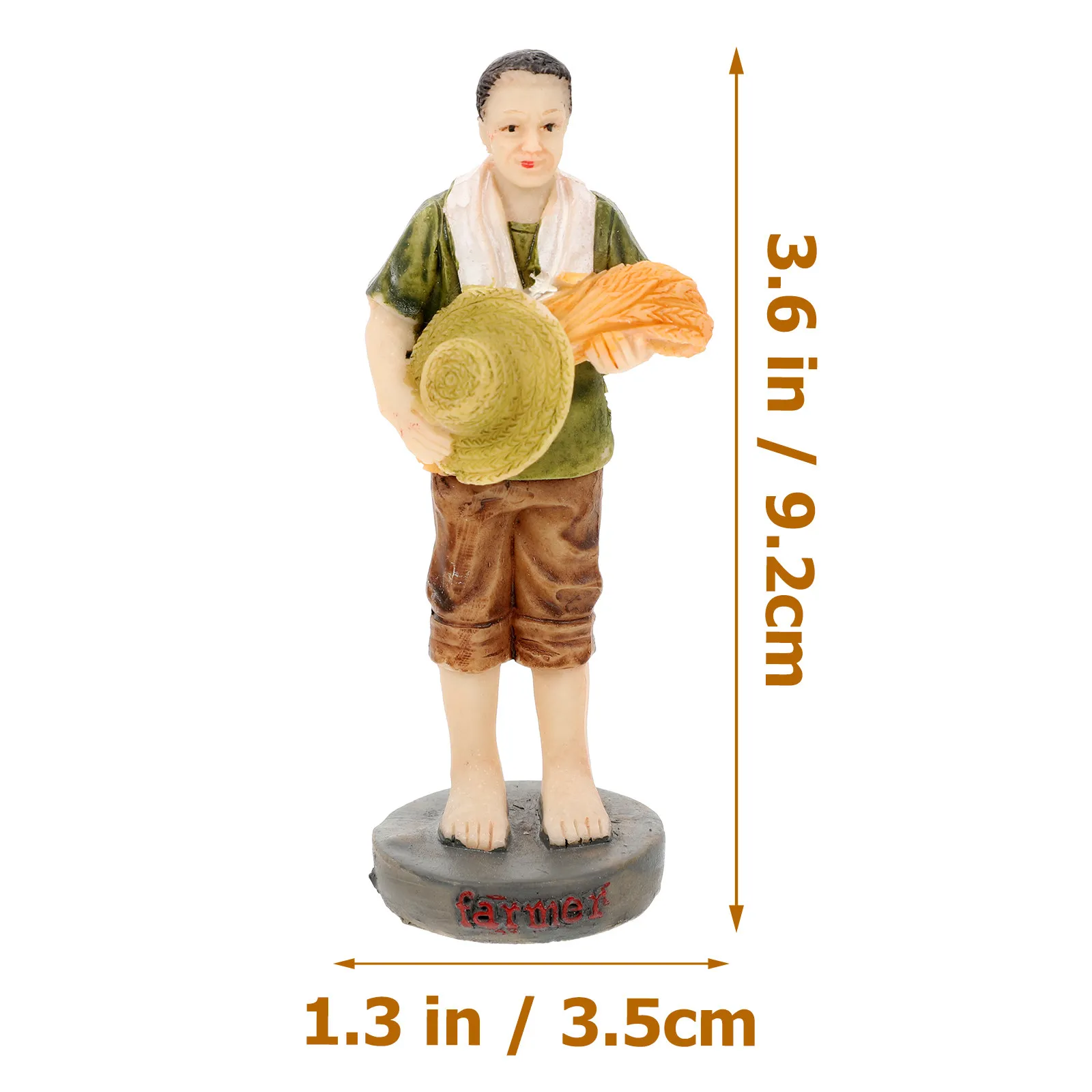 Miniature People Figures 7 Piece Realistic Resin Models for Sand Table Diorama School Project Decor
