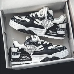 Men's Sneakers High Quality Outdoor Casual Shoes Lace-up Mens Vulcanized Shoes Breathable Wear-resistant Tennis Shoes Zapatillas