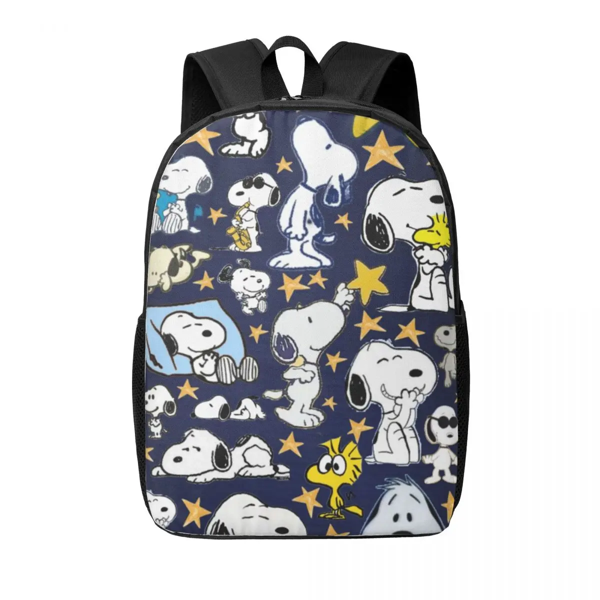 

Snoopy 17-Inch Simple Student Backpack - Lightweight and Spacious School Bag for Boys and Girls