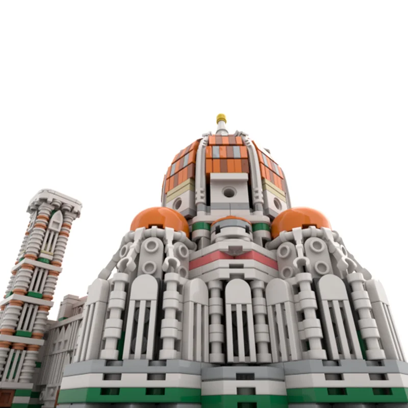 中世の城モデル Moc 組み立てブロック 教会文化モデル テクノロジー モジュール式ブロック ギフト 街並みおもちゃ DIY組み立て