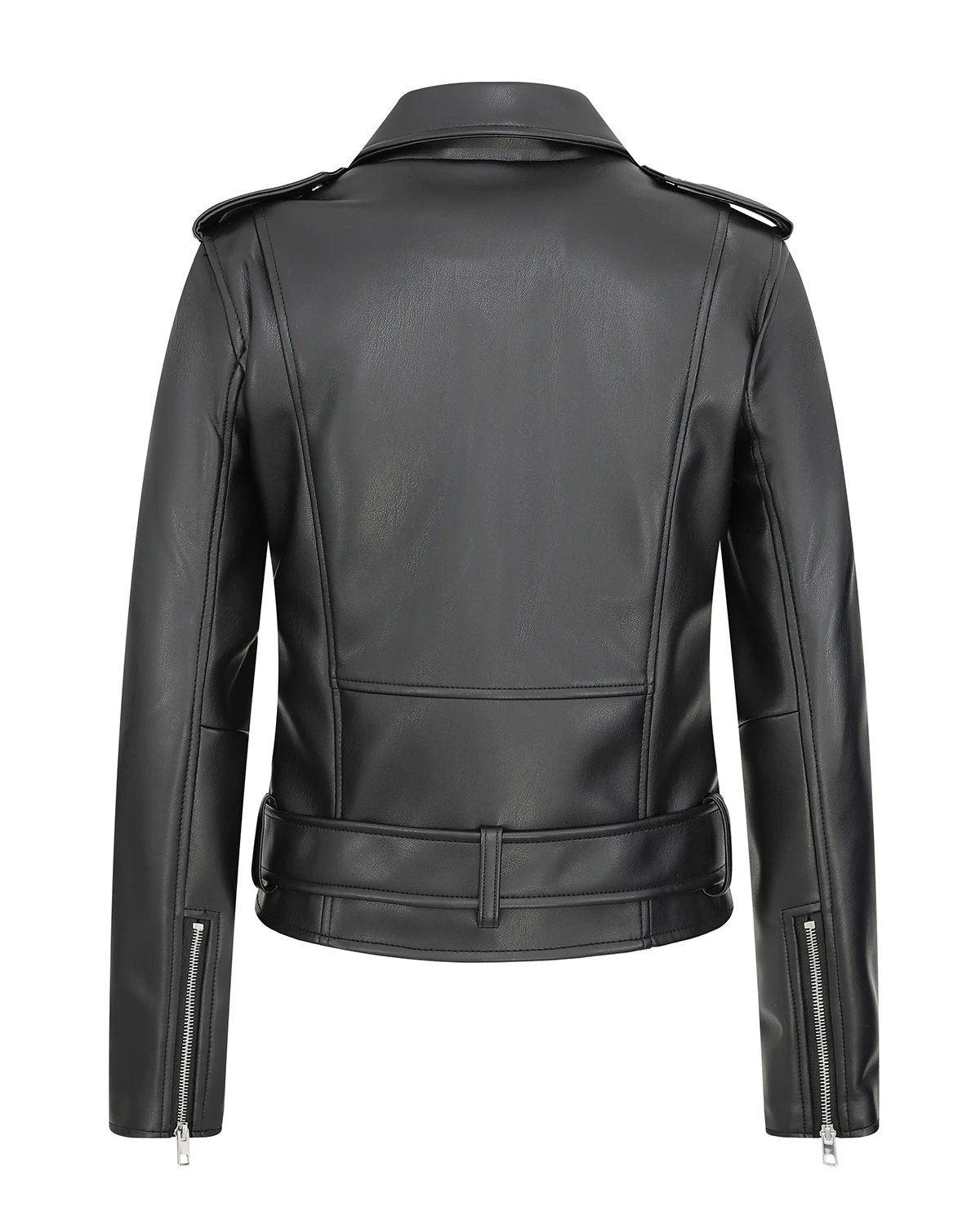 Ftlzz Frühling Herbst Frauen Faux Pu Lederjacke Vintage Motorrad Mantel lässig Dame Revers Reiß verschluss Lederjacke