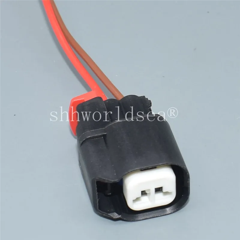 

1 комплект, 2-контактный автоматический водонепроницаемый кабельный разъем, пластиковая розетка, корпус, жгут проводов, гнездовая вилка 34062-0027