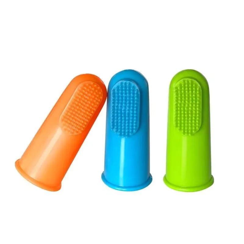 

Soft Silicone Pet Toothbrush for Dogs Cat Cleaning Pet Supplies Toothbrush for Bad Breath Tartar Dog Tooth Care Teddy Dog