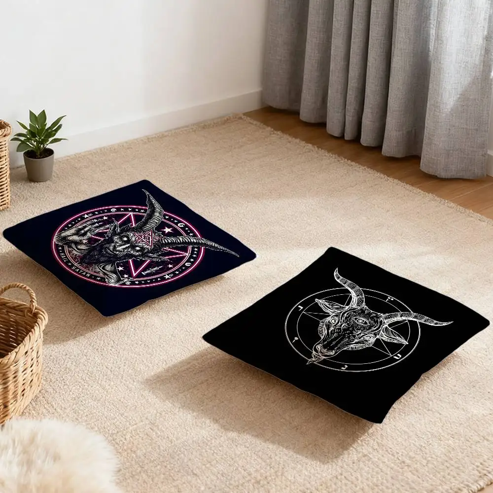 

Devil Goat S-Satan Skeleton Pillow Case Multi sized car cushions, luxurious home sofas, decorative pillowcases