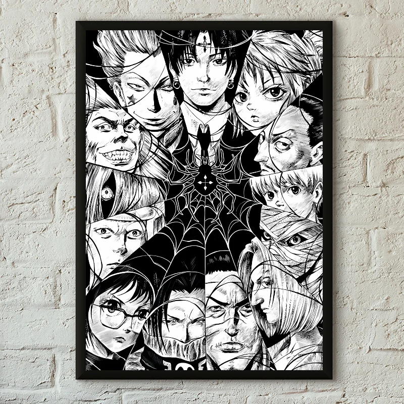 Image of 500/1000/1200/2000 Teile Puzzle Anime Gruppenbild Charaktere Familien-Aktivitätsspiele für Spielzimmer Schlafzimmer Geschenke Rahmenlos