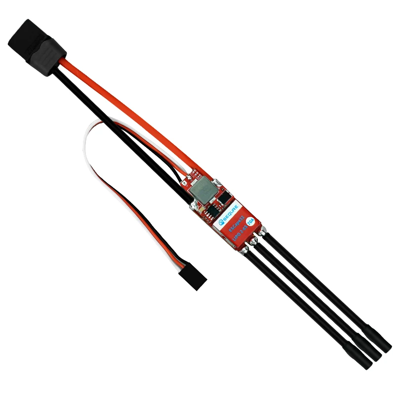 SEQURE 2670 Brushless ESC 2-6S Lipo powered 70A Supports 128KHz PWM Frequency Suitable for FPV Racing Drone Car Model Boats