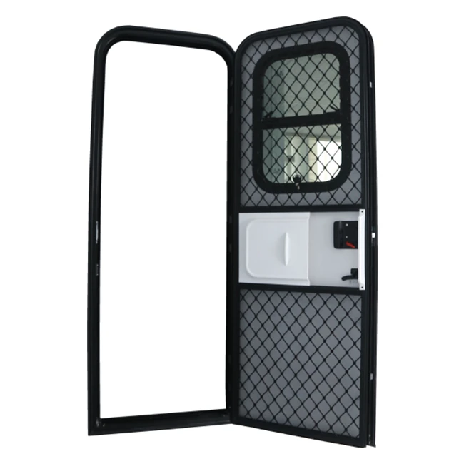 Aluminum Alloy Frame RV Entry Door with Lock for Motorhome Caravan Camper Van view 5