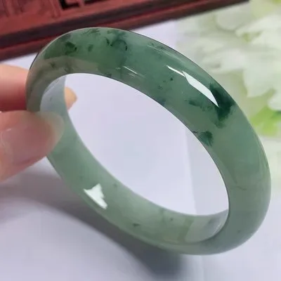 

zheru Jewelry Natural Burma Jade 54mm-62mm bracelet Exquisite Princess bracelet send girlfriend send mom