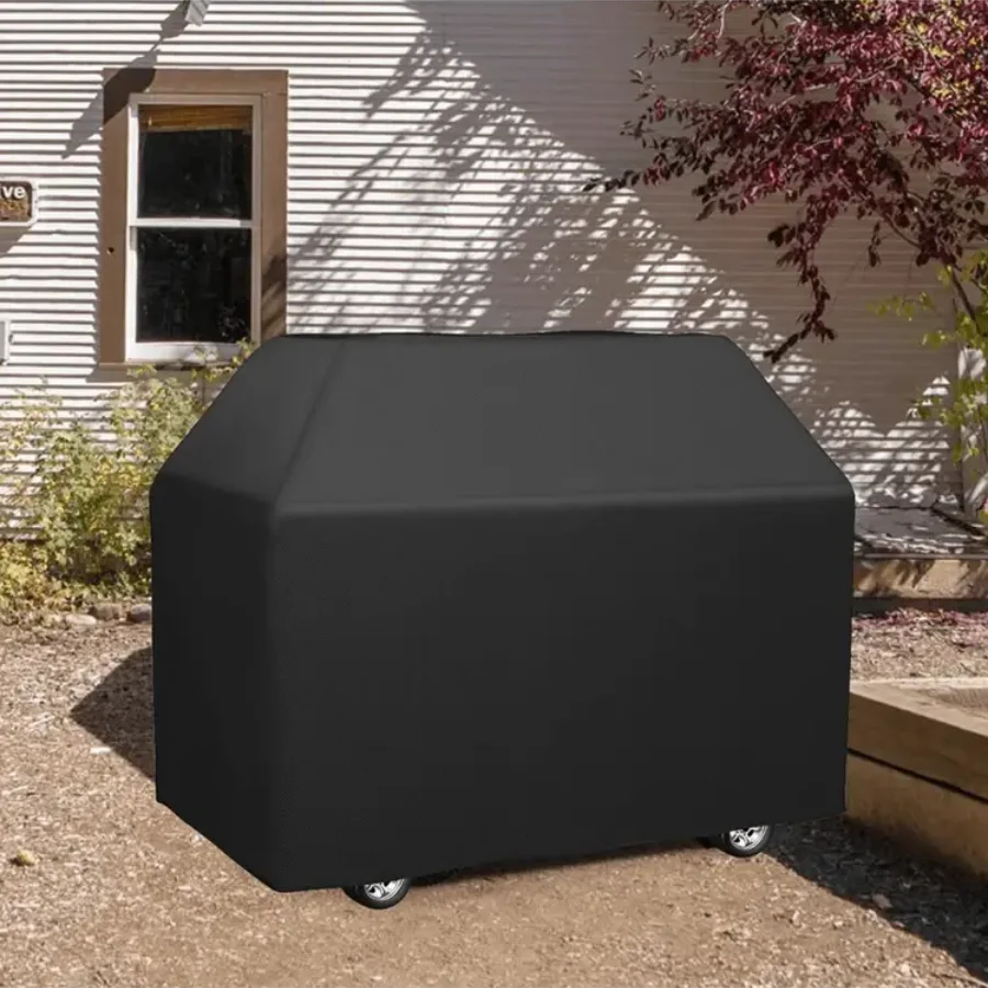 210D Oxford Cloth, Outdoor Grill Cover, Gas Grill Cover with Drawstring Closure, Suitable for Outdoor Patio Grill Cover