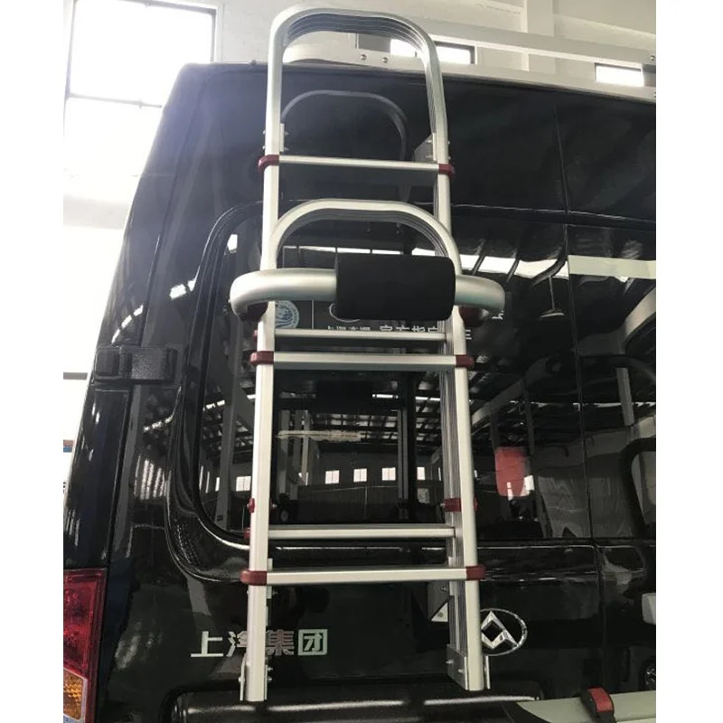 Exterior Rv Aluminum Ladder With 8 Steps for Caravan,Camper Accessories