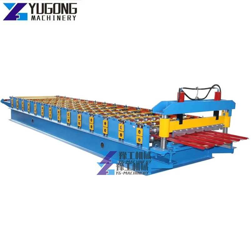 5 Ribs IBR Roofing Panel Roll Forming Machine IBR Roofing Sheet Making Machine Steel Sheet Double Decking Roll Forming Machine