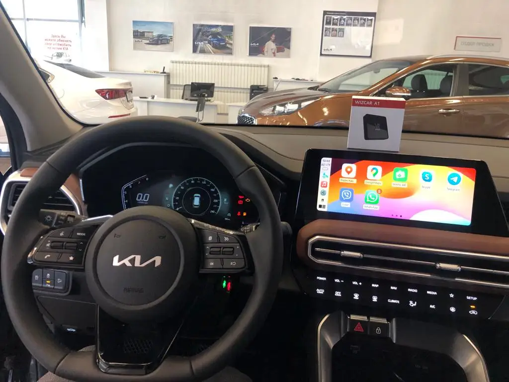 For KIA K3 K5 Sportage KX3 KX5 WIZCAR A1 Multimedia Map Music Apple Carplay solution for China Made KIA cars