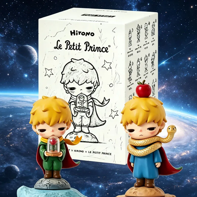 POP MART Hirono Der Kleine Prinz Serie Blind Box Spielzeuge Kawaii Anime Actionfigur Cartoon-Modell Überraschungsbox Mystery Box